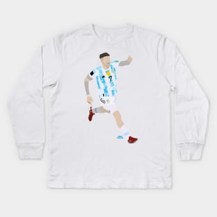 Rodrigo De Paul Argentina Kids Long Sleeve T-Shirt